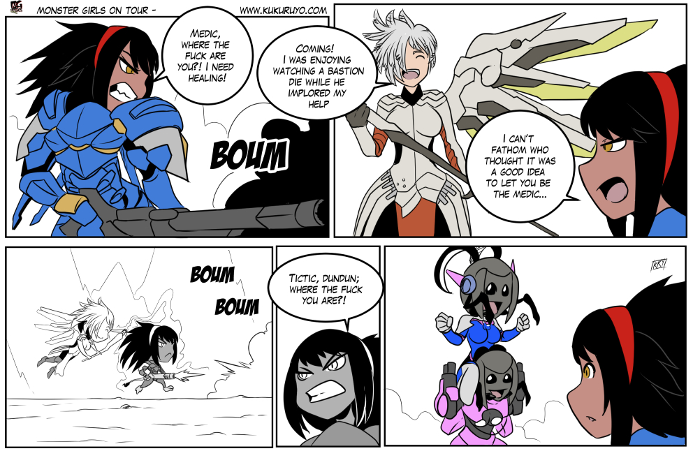 Monster girls on tour - Episode 91, Page 1: Page 091